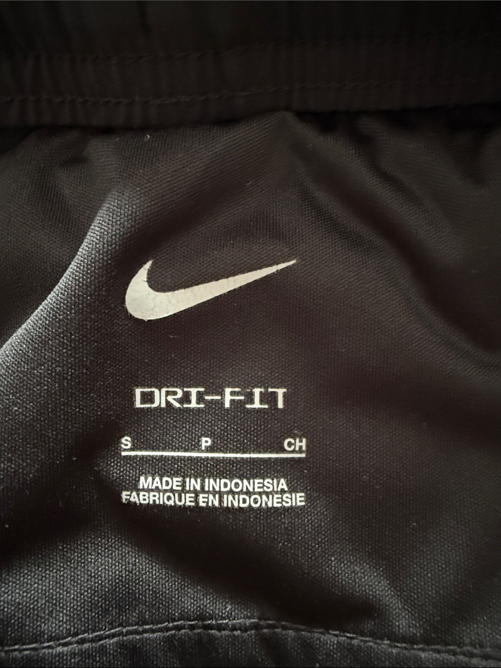 Nike Black Track Pants with White Swoosh - Picture 4 of 4